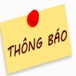 THÔNG BÁO